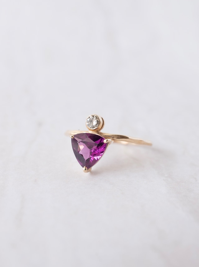 Rodolite Garnet Ring