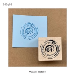 新作予約☆MO1021｜Molinta【涟漪 / Ripples】木製スタンプ