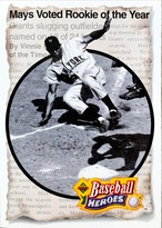 MLBカード 93UPPERDECK Willie Mays #46 of 54 BASEBALL HEROES