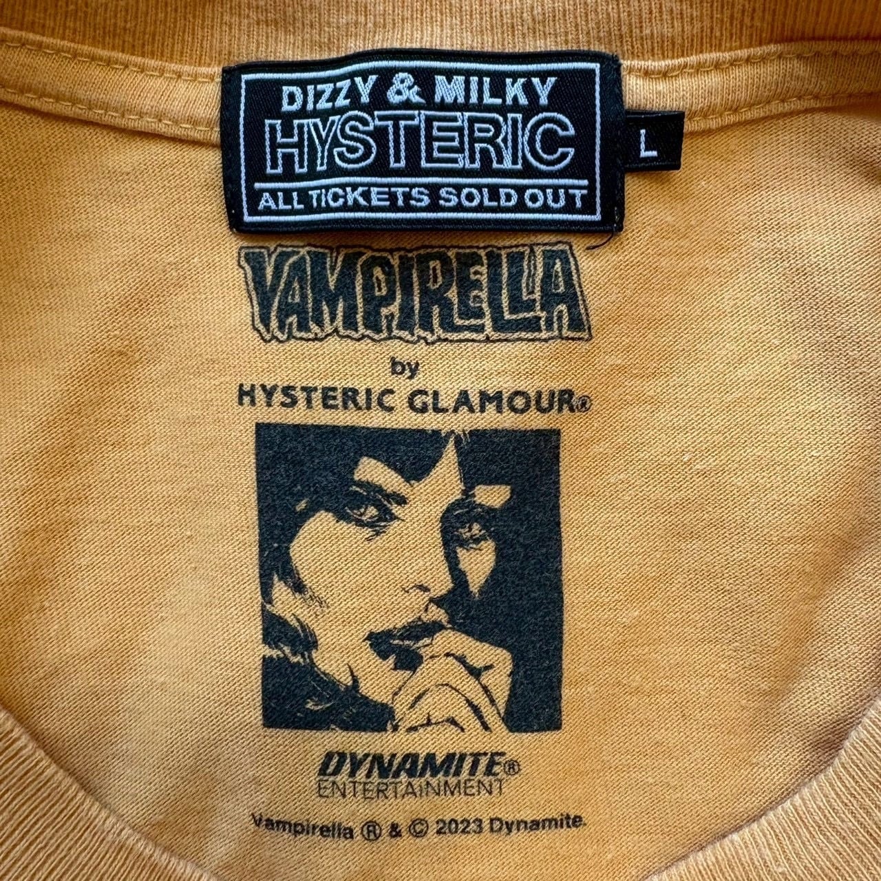 HYSTERIC GLAMOUR ヒステリックグラマー Tシャツ L センターロゴ