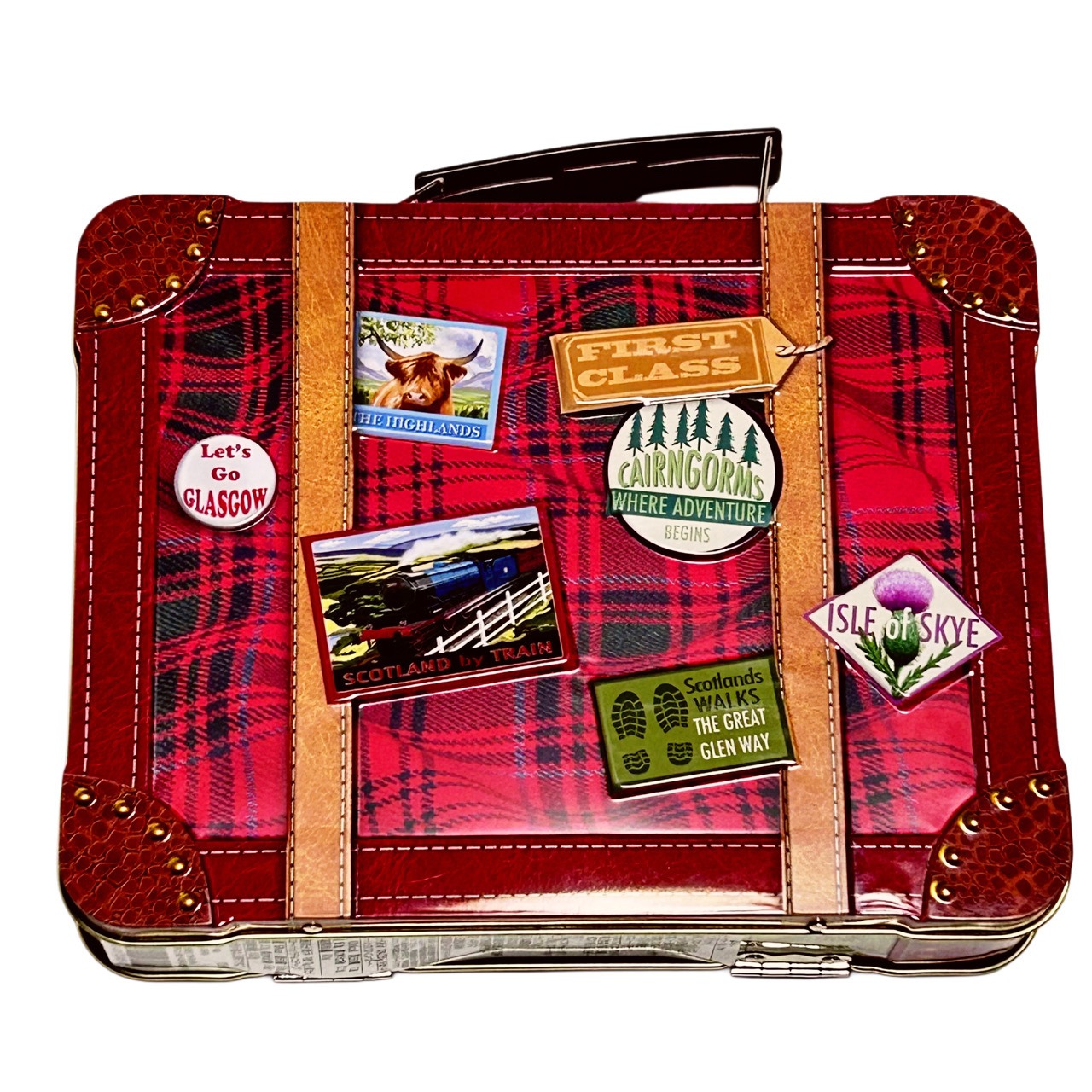 ウォーカー 　スーツケース デザイン缶　数量限定品  ショートブレッド＆チョコチップショートブレッドの画像04