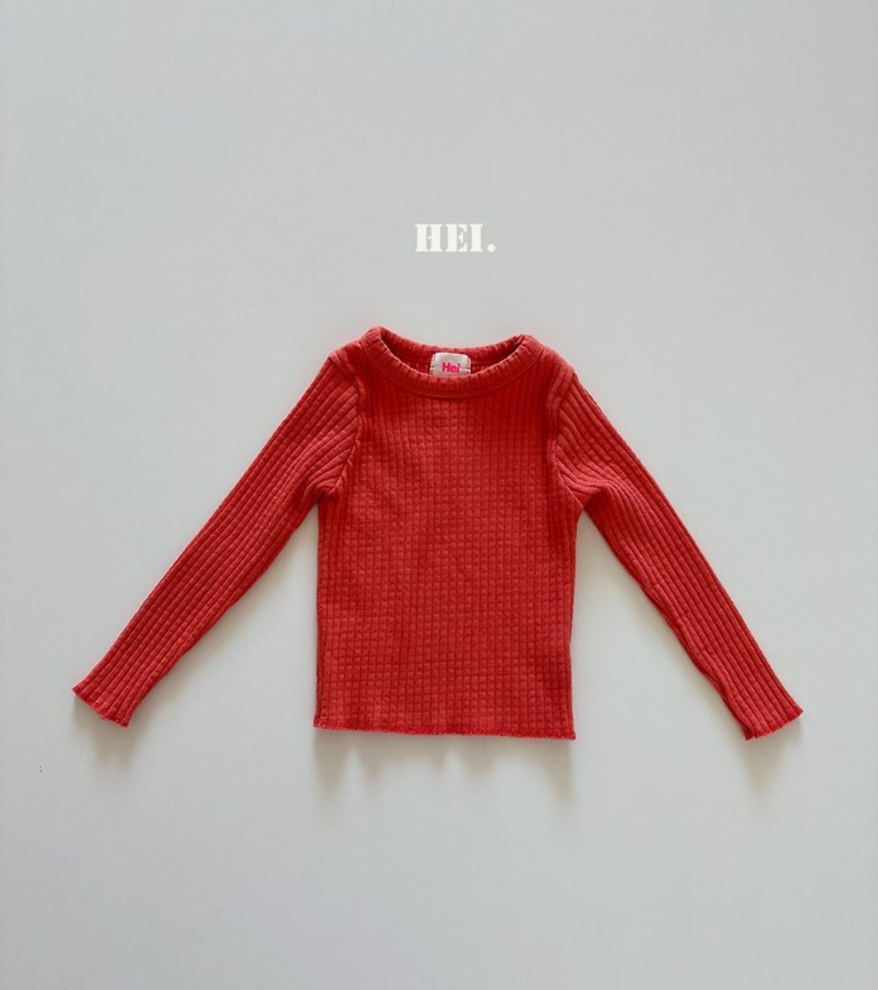 韓国子供服 / 26Autumn / 〖取寄〗Hei / もちもちTシャツ / キッズ服 / カラフル服 / 秋服 *XS~XL*