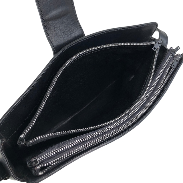 CELINE セリーヌ ショルダーバッグ ブラック トリオンフ レザー vintage ヴィンテージ オールド 5bs5ri