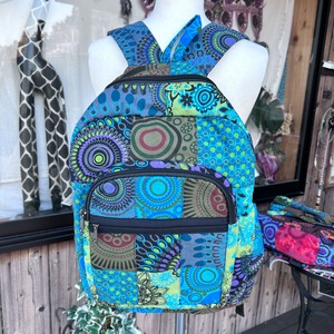 パッチワーク大容量リュック