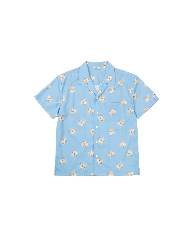 【SUNS】FLOWER PATTERN OPEN COLLAR SHIRTS［RSS027］