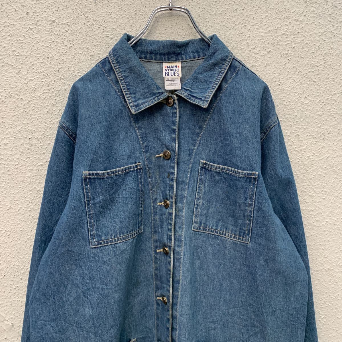 MAIN STREET BLUES デニムジャケット ウィメンズ 16W XL ブルー ...