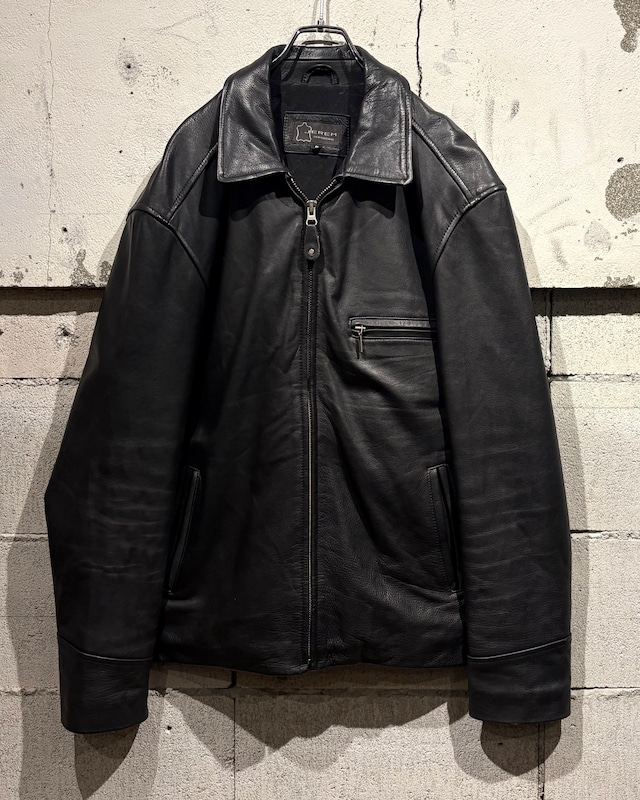 【Caka otto】“JEREM” Detroit Type Vintage Leather Jacket