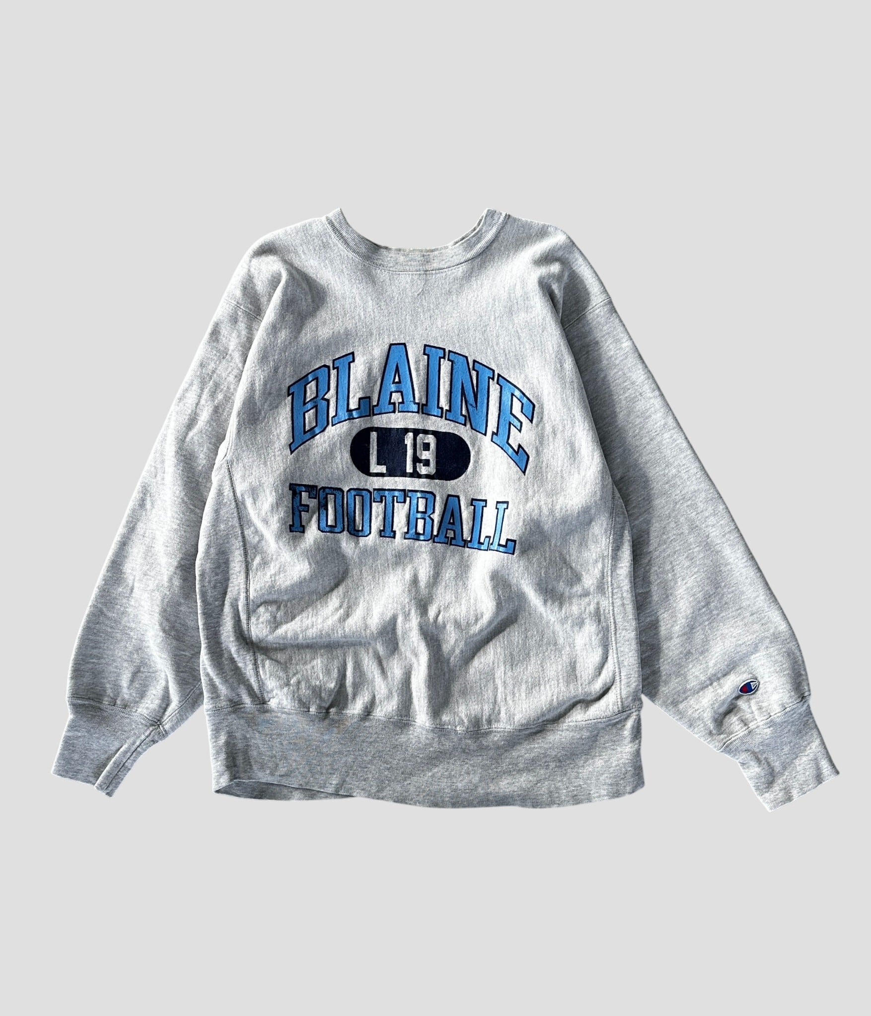 Champion- Vintage 80s L BLAINE FOOTBALL Reverse Weave Sweat made