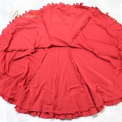 フラメンコ 衣装 ソニアジョーンズ SONIA JOHNES ペチコート ファルダ スカート ワインレッド 赤 フリル ボランテ レッスン 練習 ダンス パーティ 発表会 無地 レッド系 フラメンコ衣装 スカート ファルダ ワインレッド 赤色 フリル付き ダンス用 ペチコート 用 練習用 発表会用 レッスン着 深い赤 レディース