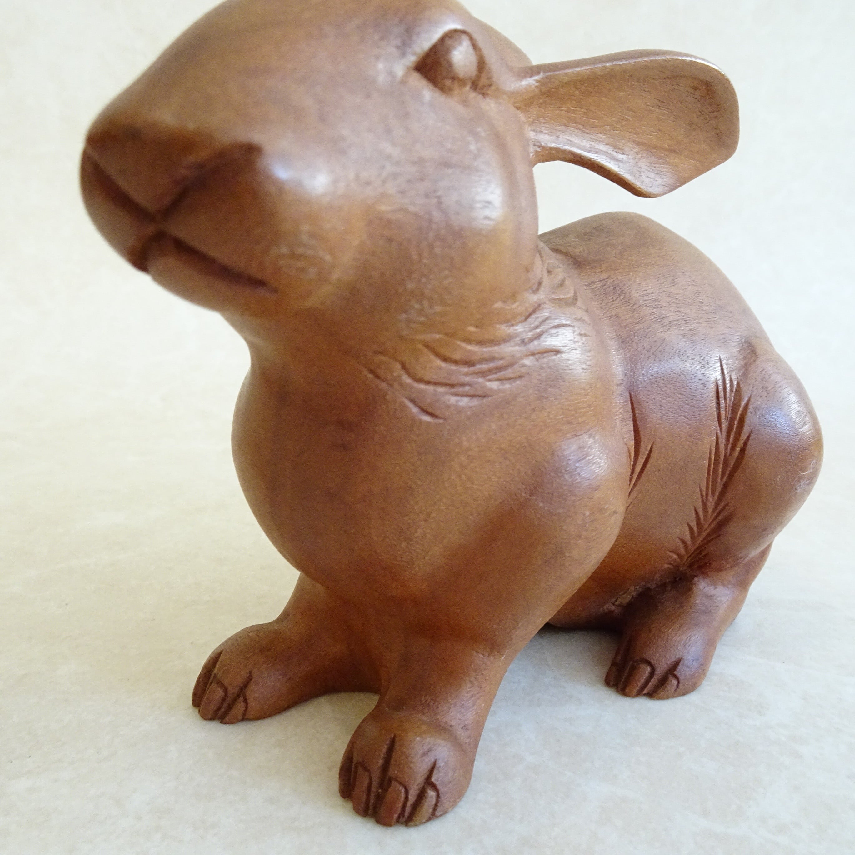 木でできたウサギのオブジェ | 純喫茶家具の村田商會