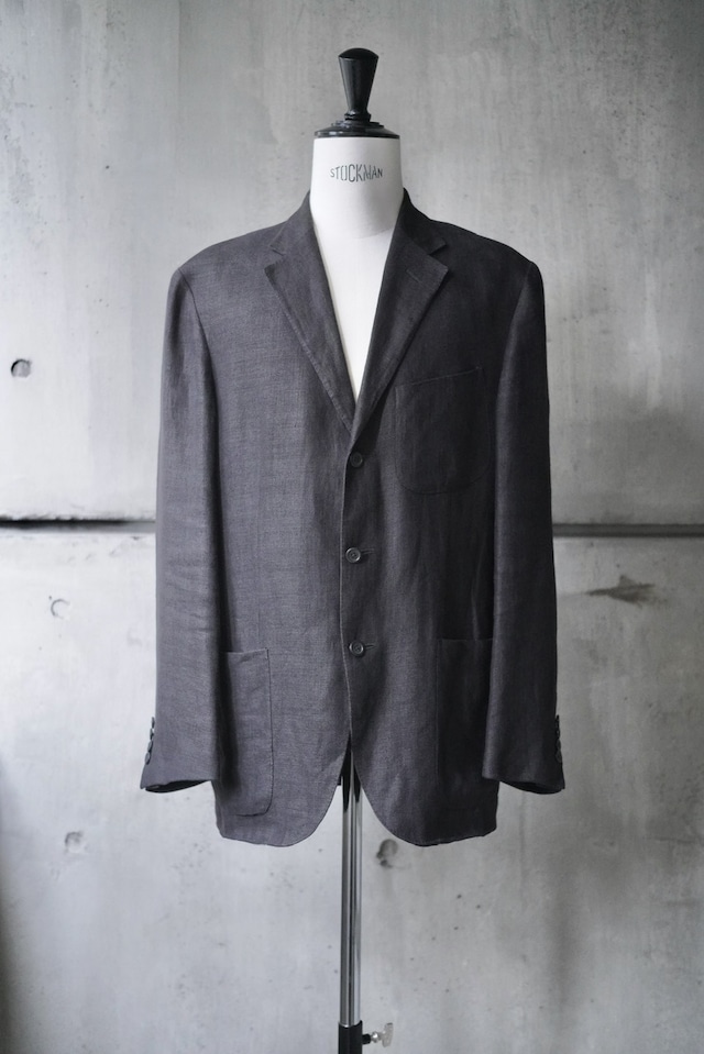 90s “Polo Ralph Lauren” linen tailored jacket made in italy