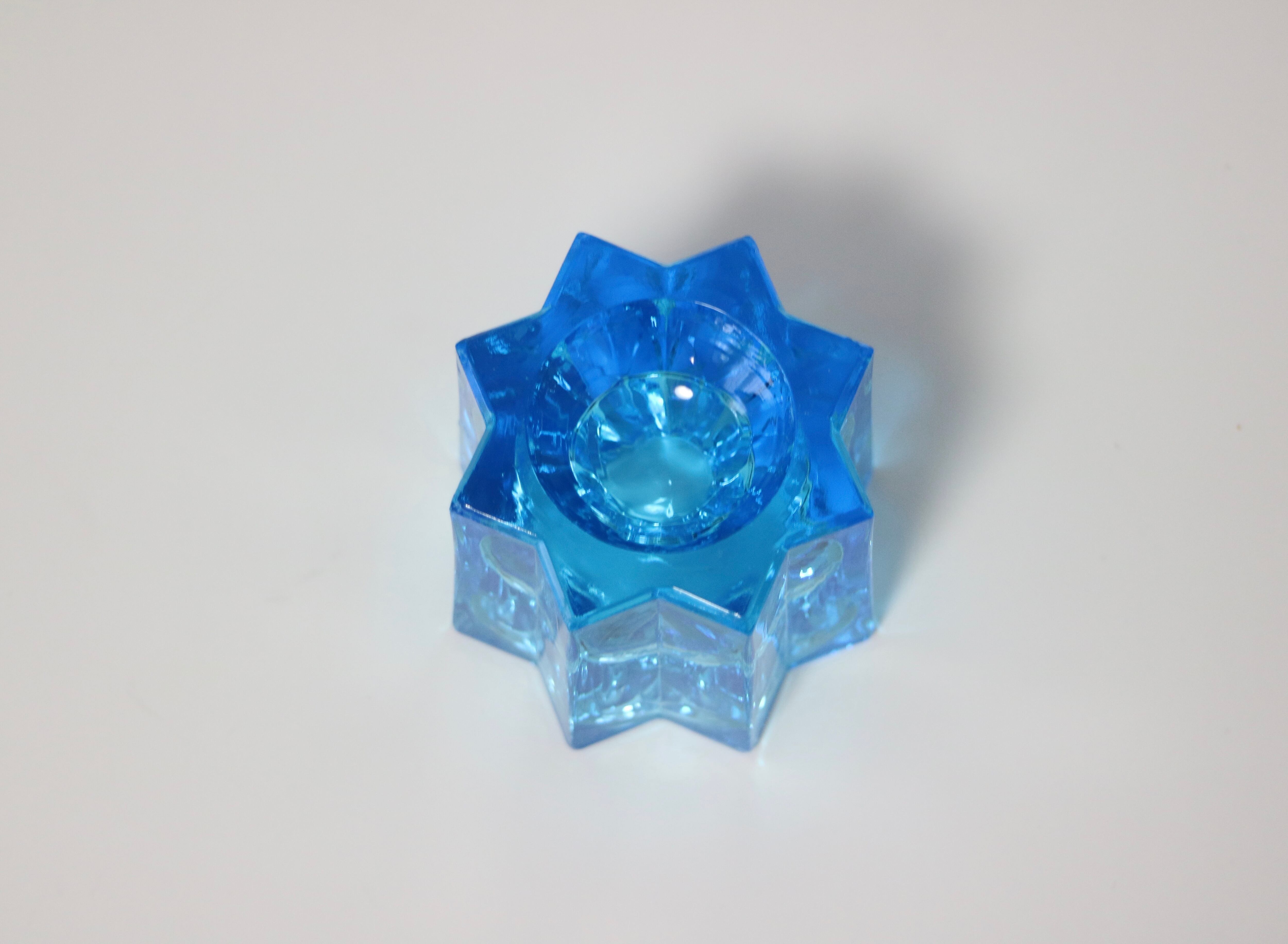 廃盤】Iittalaイッタラ / Tahti キャンドルホルダー スカイ