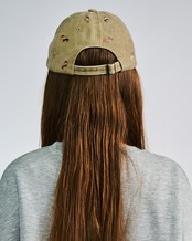 ランダムDOGエンブロイダリーCAP (KHAKI) CQ-49532