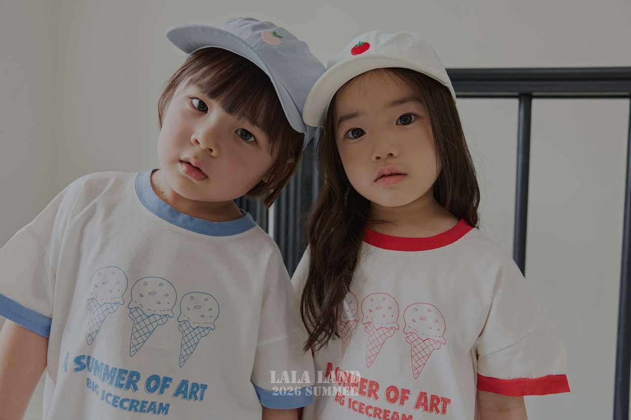 【取寄/韓国直送】LALALAND 26/SM （Kids）アイスクリームTシャツ｜夏服｜韓国子供服