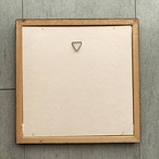 刺繍 クロスステッチ クリスマスのアイコン 赤系（フレーム付き） 18OTb17