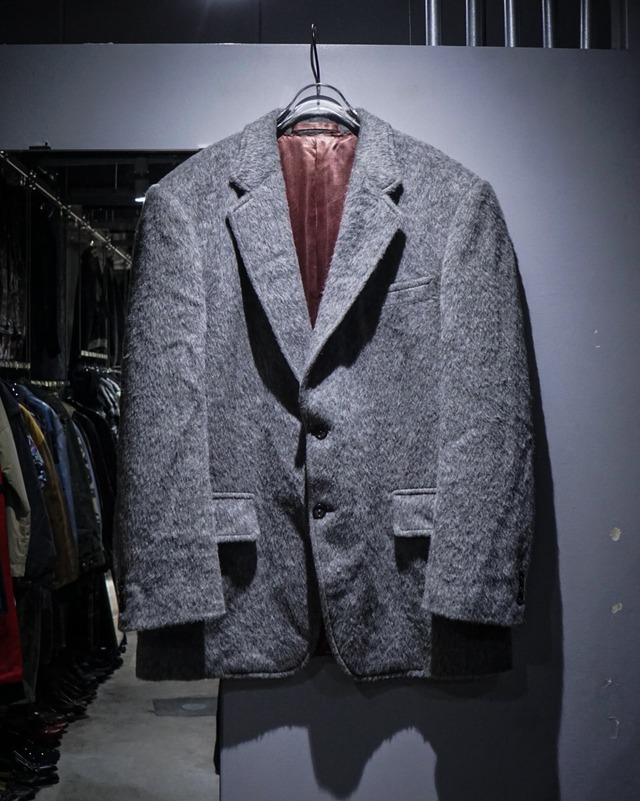 【add (C) vintage】50's〜60's Mohair Blend Vintage Singe Breasted Tailored Jacket