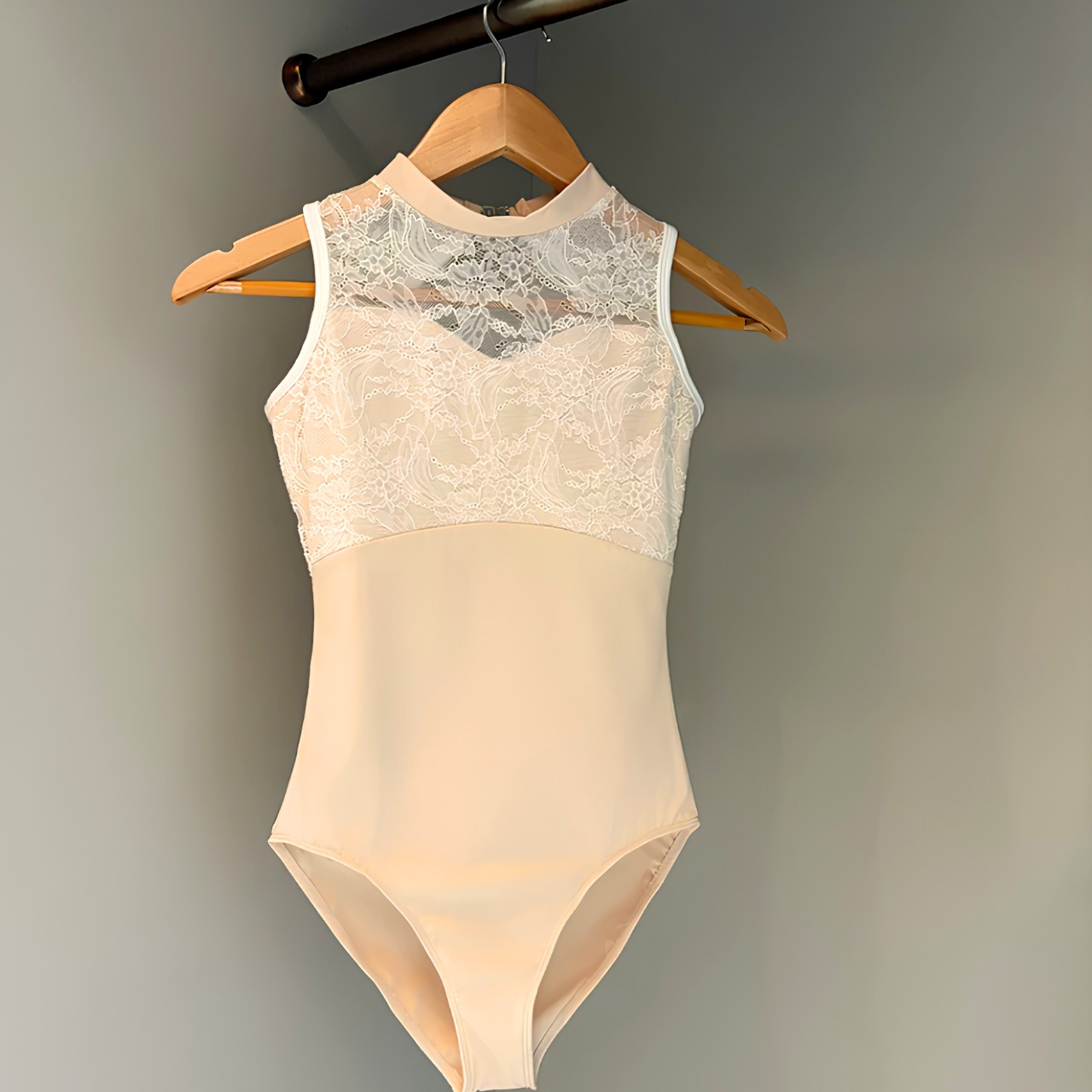 シアーレース ハイネック レオタード 3色展開 L1508