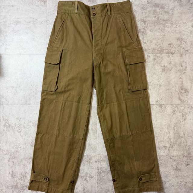 40's M-47 Cargo Pants (First Half) French Army 40年代 カーゴパンツ 前期 フランス軍 ミリタリー ヴィンテージ ビンテージ  TT2026-0026