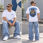 閻王 BLUE×WHITE S/S T-Shirt