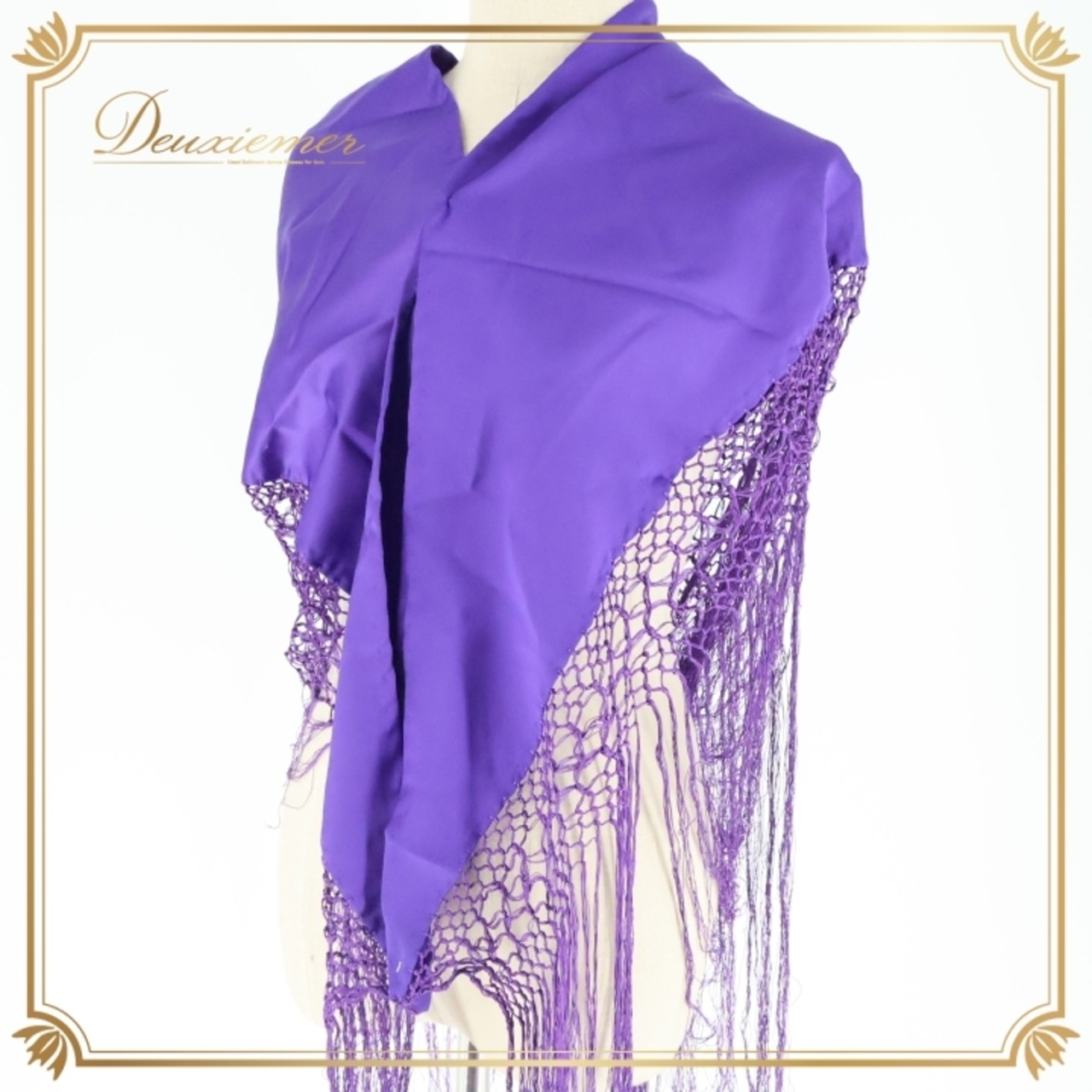 フラメンコ 衣装 シージョ ピキージョ 小物 パープル系 紫 トライアングル フレコ ダンス 三角形 練習 舞台 発表会 イベント コスチューム ダンスウェア フラメンコ衣装 フラメンコ小物 紫色 三角 フリンジ 目立つ 練習用 フラメンコダンス