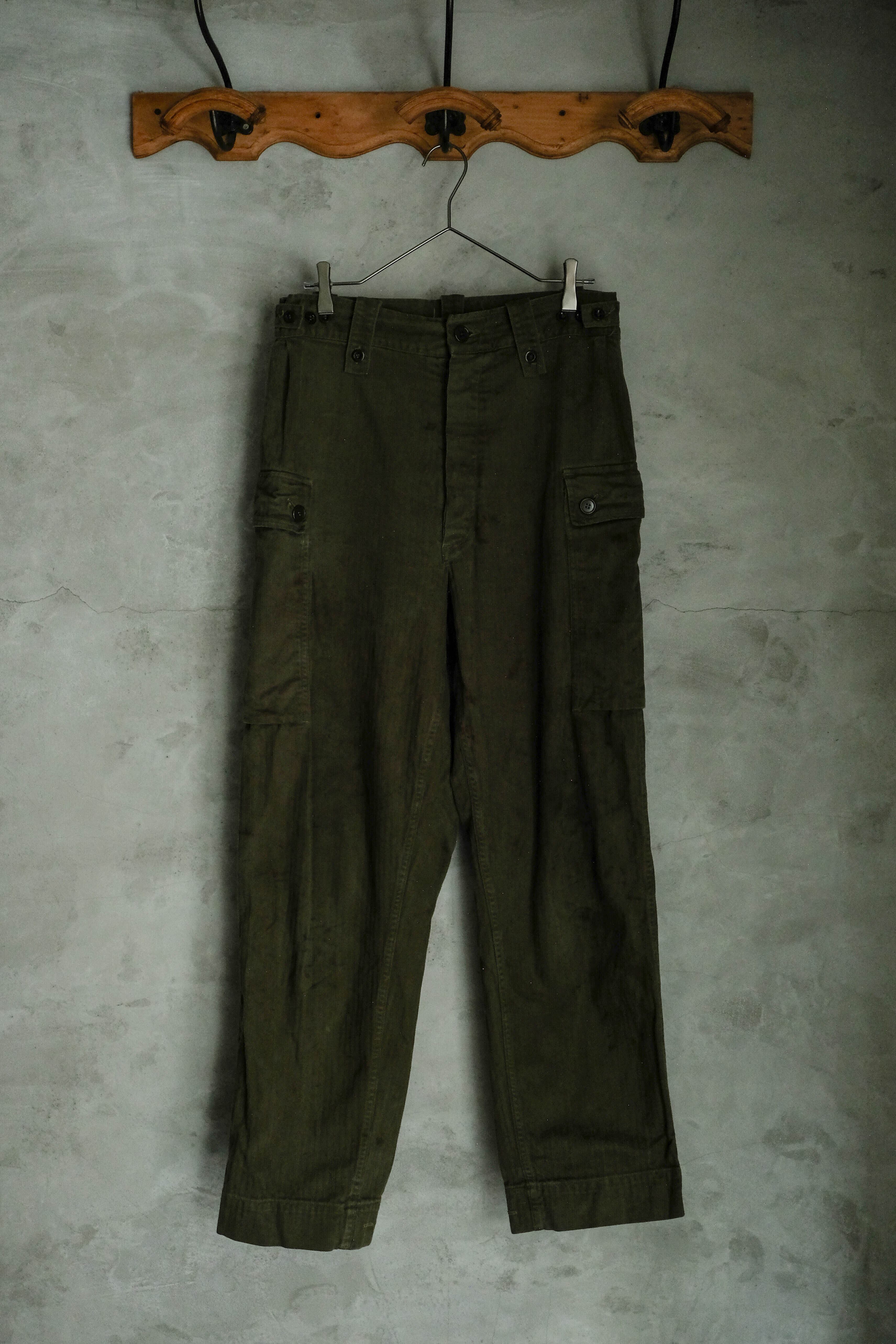 オランダ軍 ヘリンボーンフィールドパンツ 前期④ | militaria