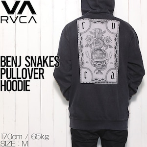 プルオーバーパーカー フーディ RVCA ルーカ BENJ SNAKES PULLOVER HOODIE AVYSF00101L