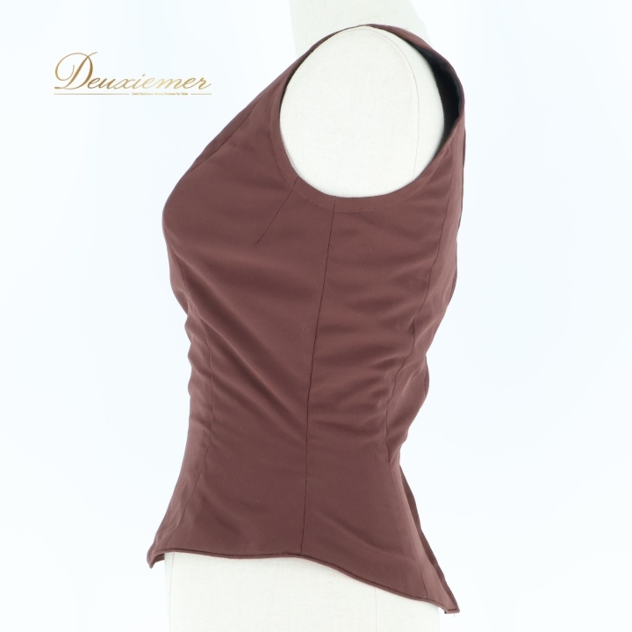 フラメンコ 衣装 トップス ブラウス 茶色 無地 タンクトップ ダンス パーティ 発表会 舞台 シンプル パーティ 衣裳 ブラウン系 ステージ コスチューム ダンスウェア レディース フォーマル ダンス パフォーマンス 衣服