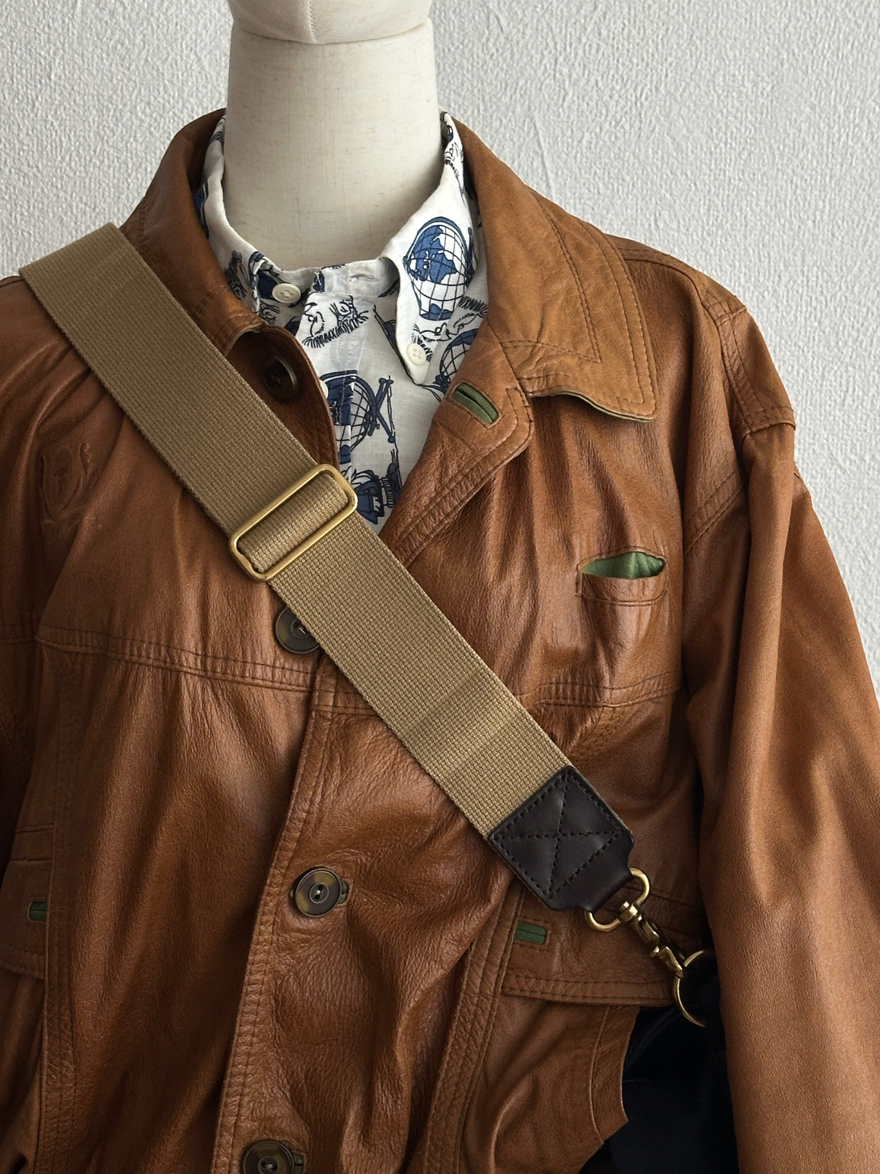 e90's J.C.DE CASTELBAJAC Full Pattern Cotton×Linen Sheer SH | ETRAK