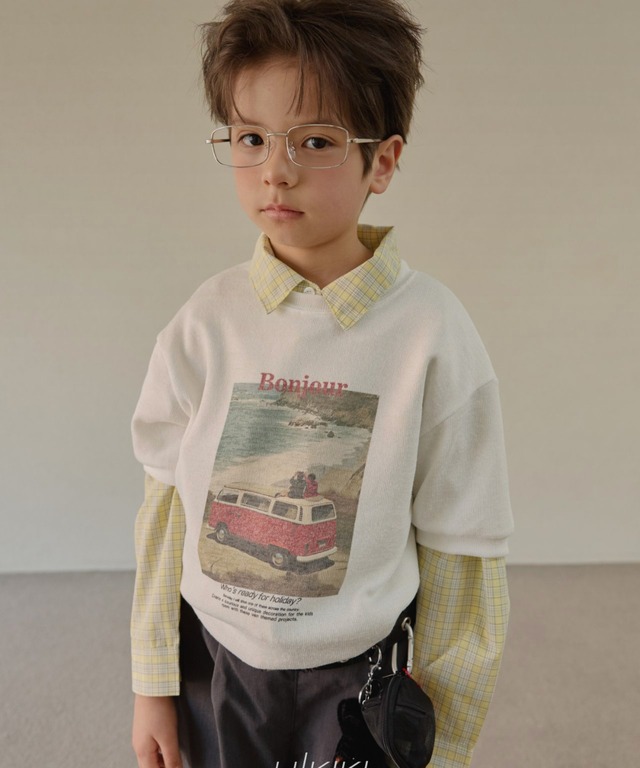 《送料無料》予約:ニットボンジュールT【HIKIKI】※ジュニアサイズ