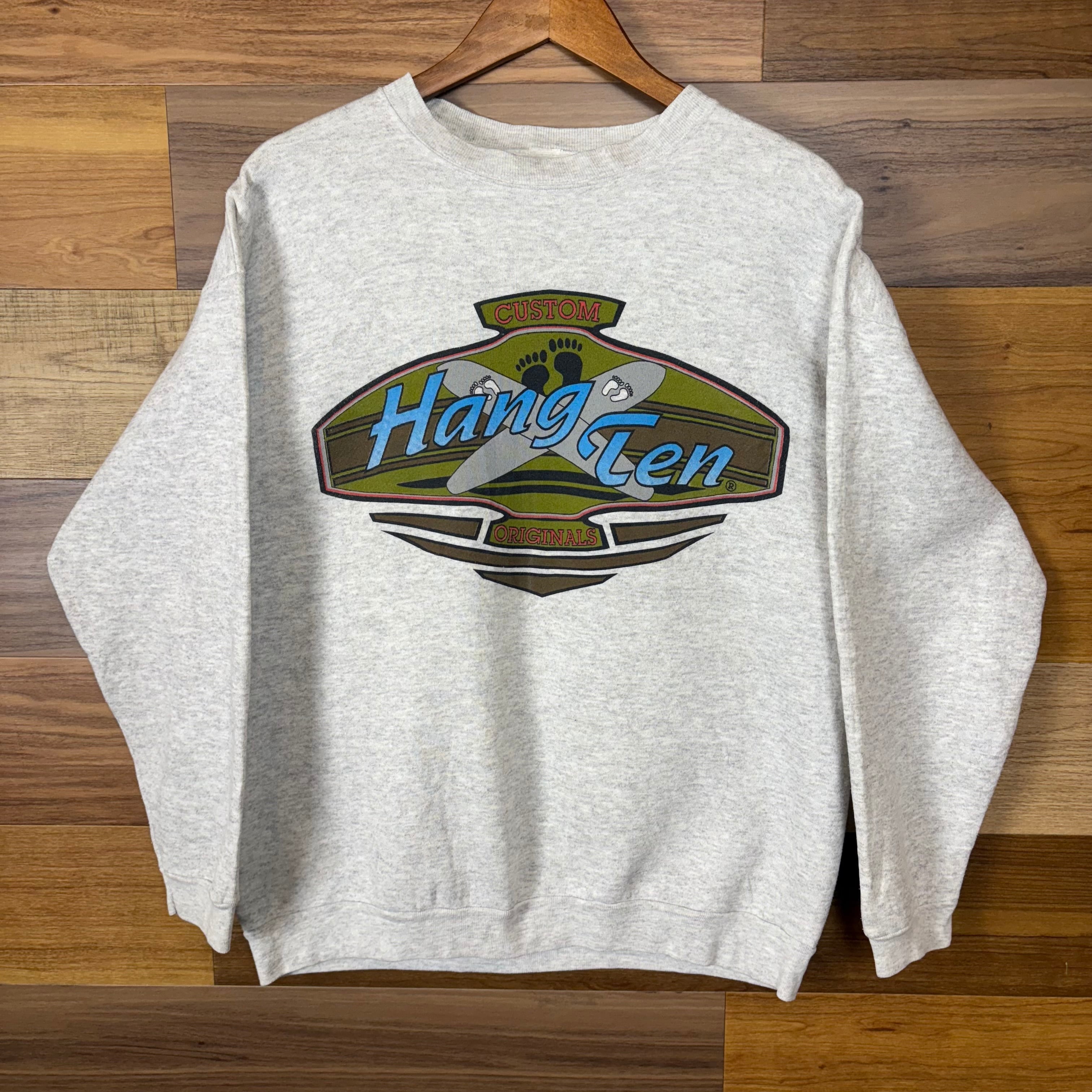 70s80s ビンテージ スウェット スクリューagain L HANG 70s TEN スウェット ヴィンテージ 80s オールドサーフ
