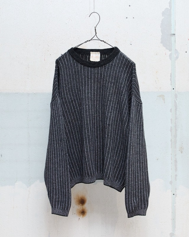 striped wool knitted sweater / Made In ITALY