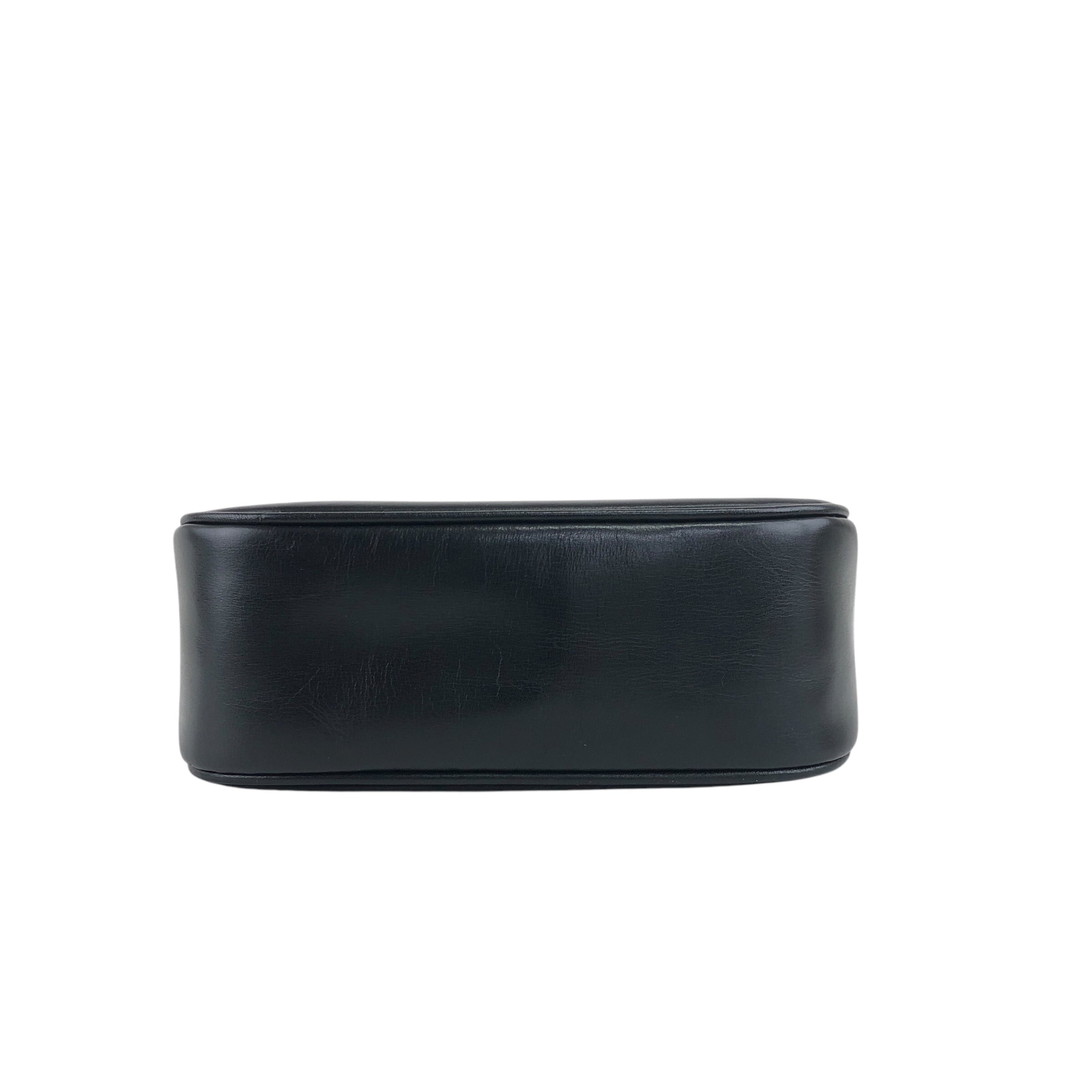 【希少】CELINE ショルダーバッグ　ホースビット　レザー　ブラック　ロゴ金具 CELINE（セリーヌ） ショルダーバッグ ホースビット ヴィンテージ