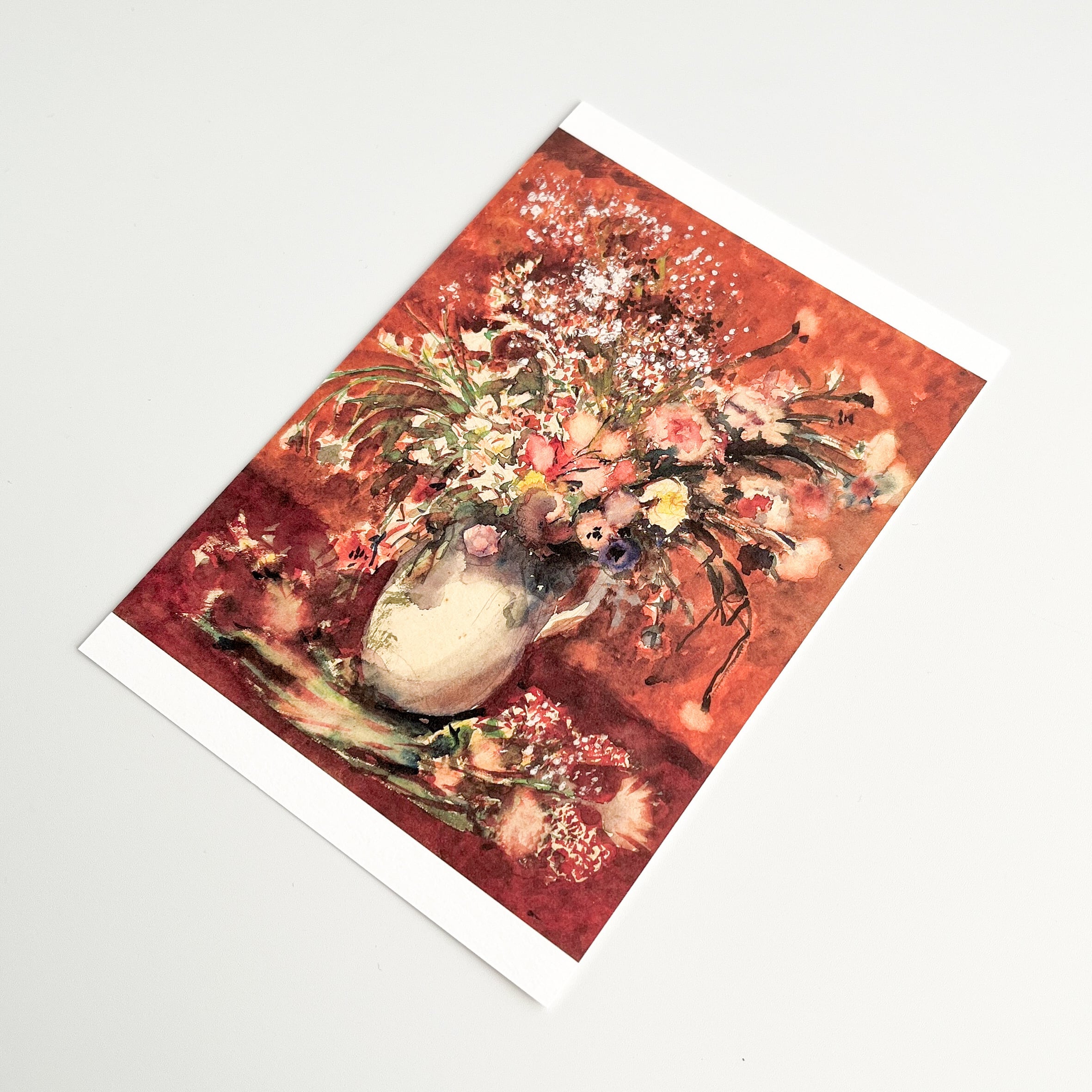 江上茂雄 ポストカード 花の習作 ＜この場所の風景展＞ | hmm, by 東京