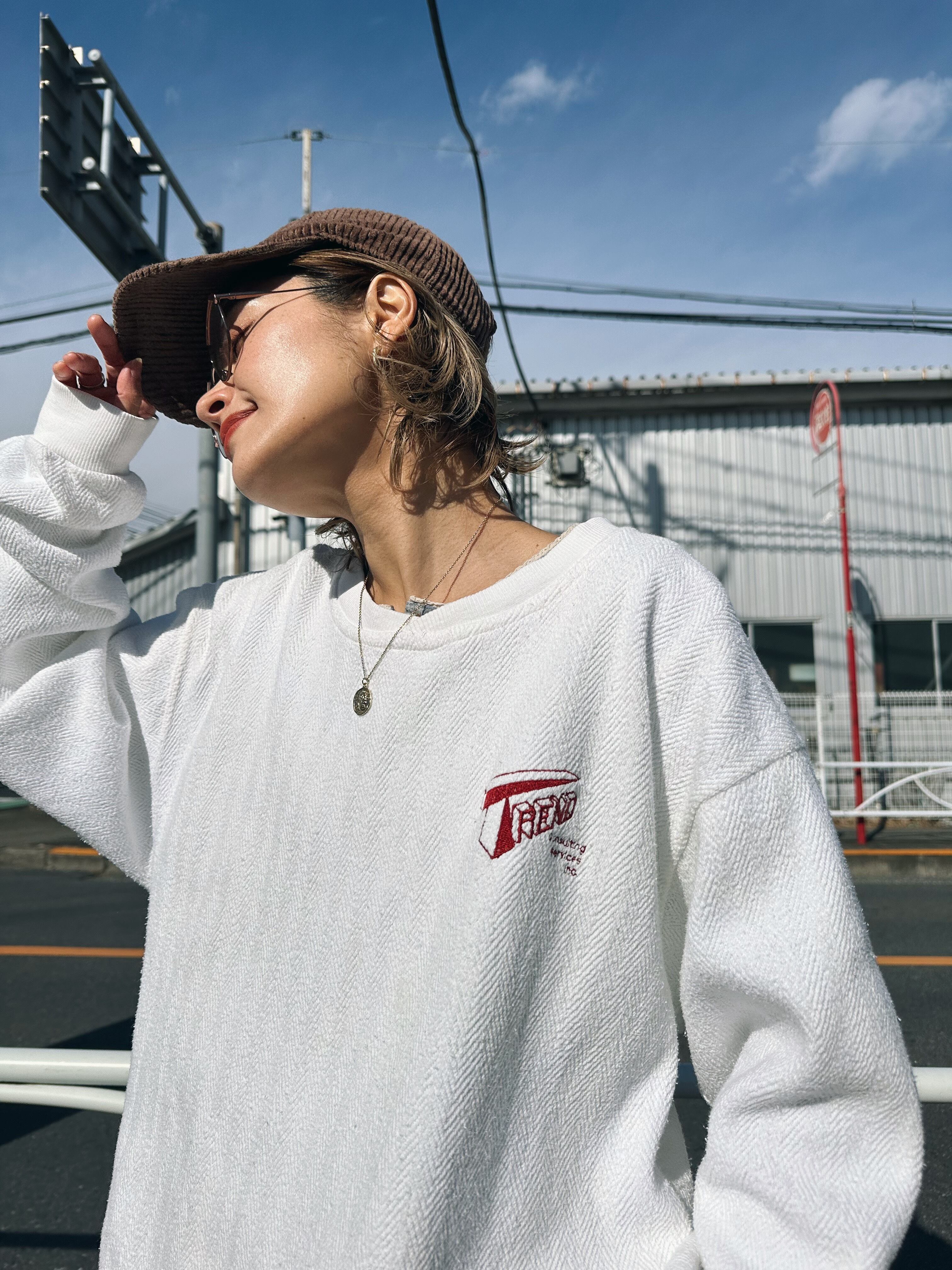 (CS1732)Embroidery toweling sweat made in USA