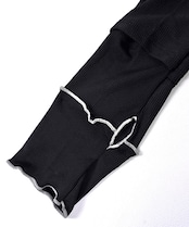 【直営限定ITEM】バイカラーメロウアームカバー (BLACK) CQ-49505H