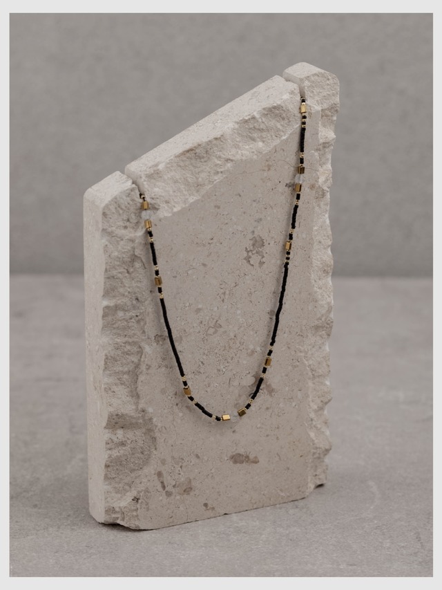 Necklace -Black×Gold-