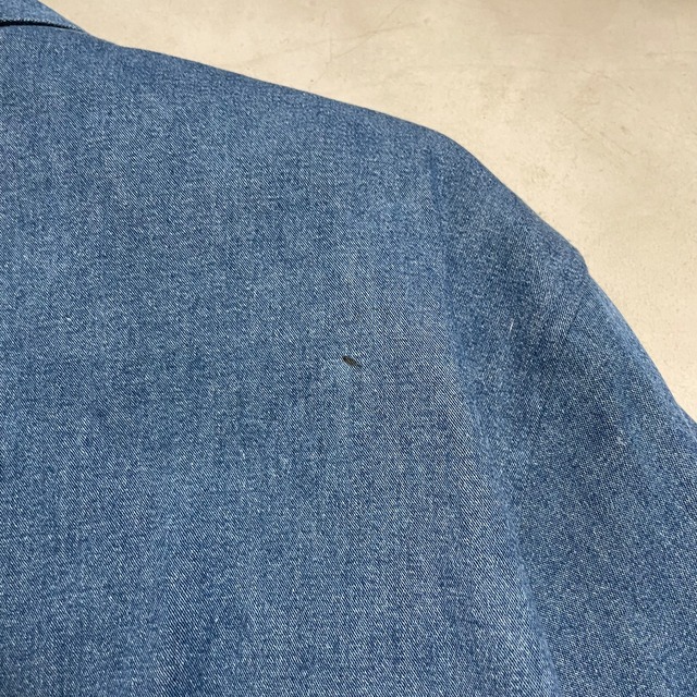 alfred dunner 刺繍 総柄 花 デニムジャケット レディースL 相当 古着 