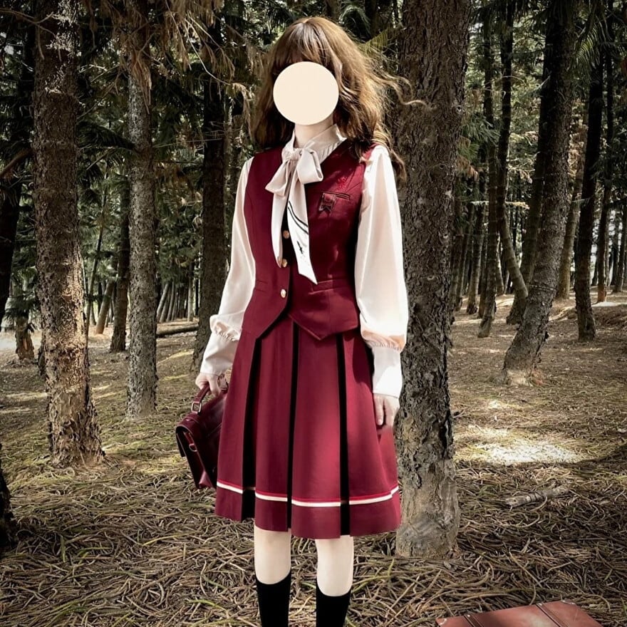 クラロリ スカート ハリーポッター ジョイント 制服 魔法学園 ロリータ