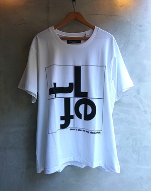 Sick and Tiired "Left PRINT T-SHIRTS"  White / Black Print Color