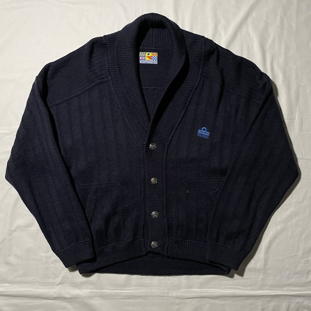 80s aquascutum ウールカーディガン アーガイル ヴィンテージ | ZZYZX.inc