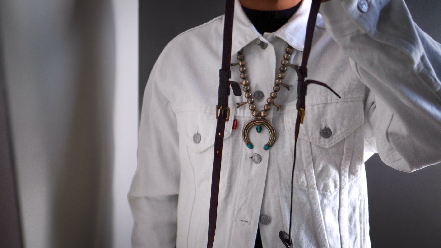 1920s】ナバホ スカッシュ ブロッサム ナジャ ネックレス 《ネイティブ