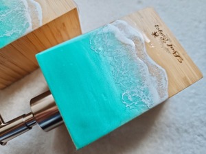 393.オーシャンレジンアート ソープディスペンサー