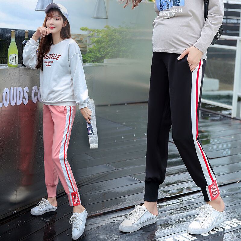 【新作】【送料無料】 マタニティウェア2019春カジュアル新しいマタニティベリーリフトパンツ、プラスサイズのファッション、ハーレムハイウエストマタニティパンツ-アリババ ハイウェスト 大きめサイズ スプリング 春物 expec291122563405