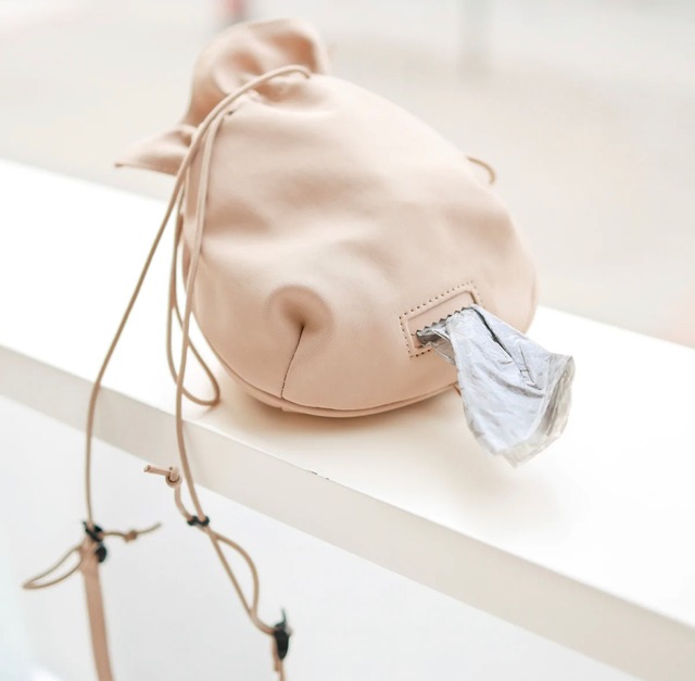MARSU PETITE SLING POUCH LANNEL CAMEL