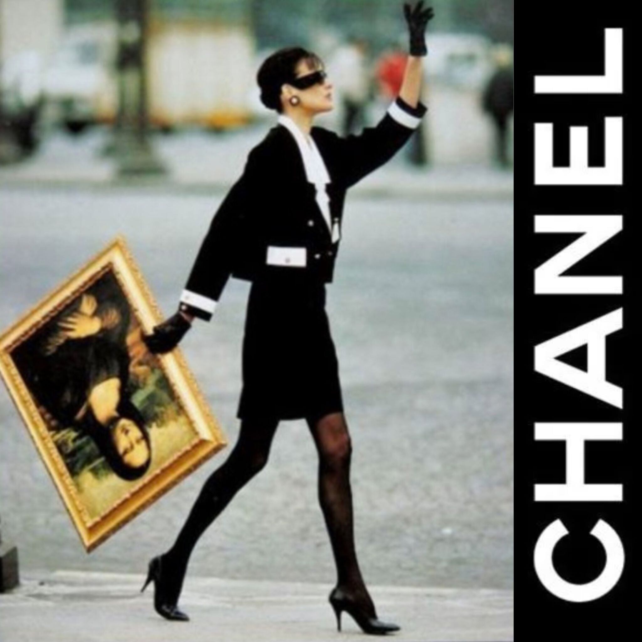 CHANEL シャネル サングラス マトラッセ キルティングレザー 1988