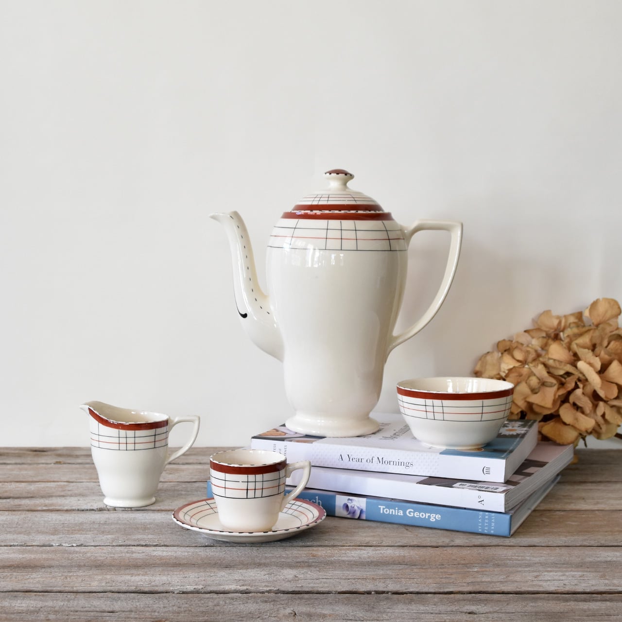 British Anchor Milk Pitcher / 手描きのデザインが可愛いイギリス製の
