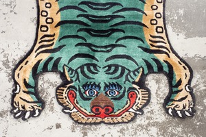 Tibetan Tiger Rug 《Sサイズ•シルク156》チベタンタイガーラグ
