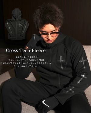 Cross Sweat Parker Black【BS25-001】