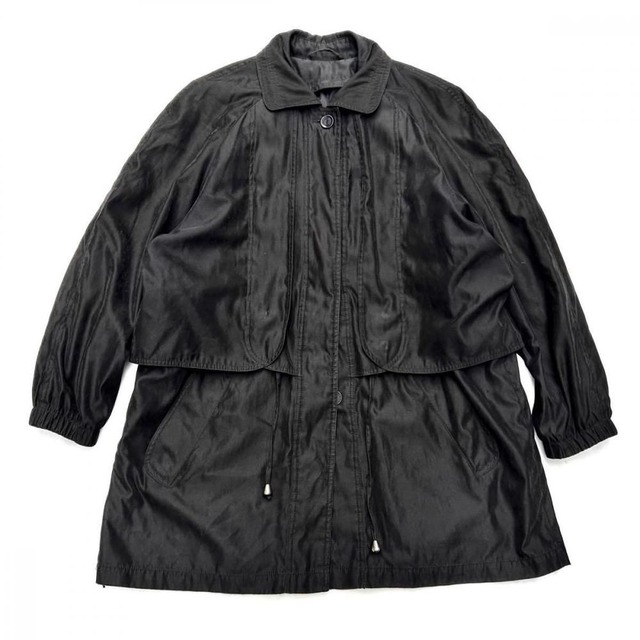 Vintage Peach Skin Half Jacket [Unknown Brand] [1990s~] Black