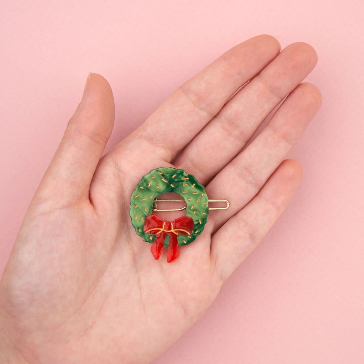 正規販売【Coucou Suzette 2025年新作】Christmas Wreath Mini Hair